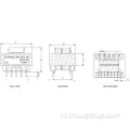 Ei48type lage frequentie -transformator